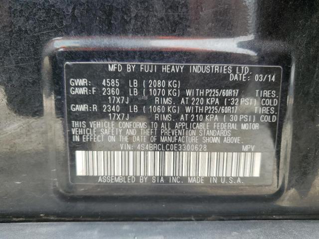 4S4BRCLC0E3300628 Subaru Outback 2.5i Limited