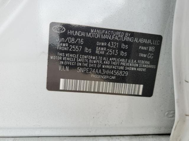 5NPE24AA3HH456829 | 2017 HYUNDAI SONATA ECO