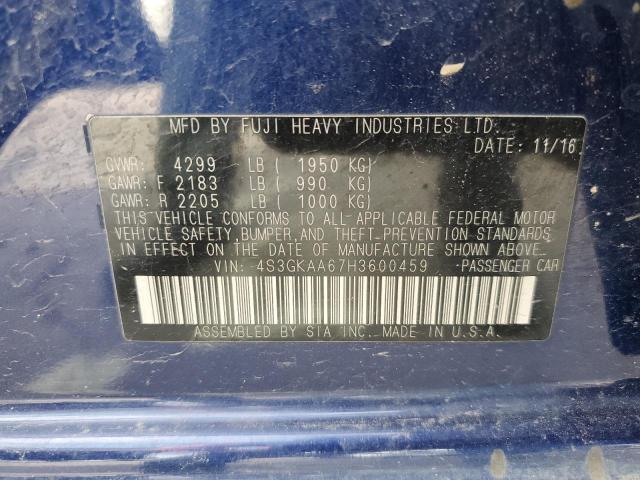 4S3GKAA67H3600459 Subaru Impreza