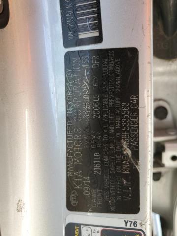 KNAFK4A68F5335563 KIA FORTE LX