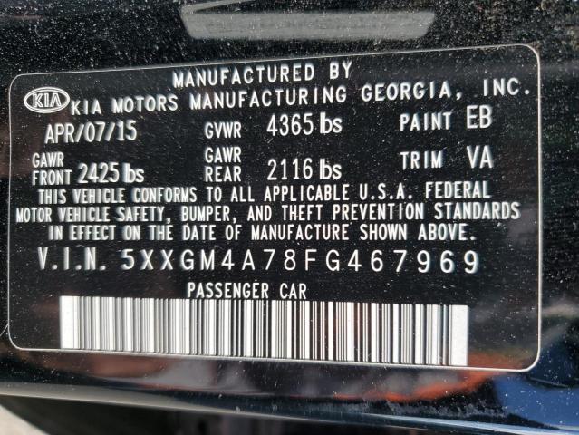 5XXGM4A78FG467969 KIA Optima Lx