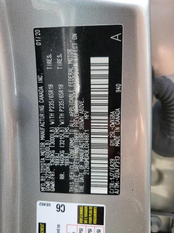2020 LEXUS RX 450H 2T2HGMDA9LC048871