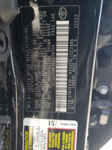 VIN 4T1C11AK1PU119304 2023 Toyota Camry, LE no.12