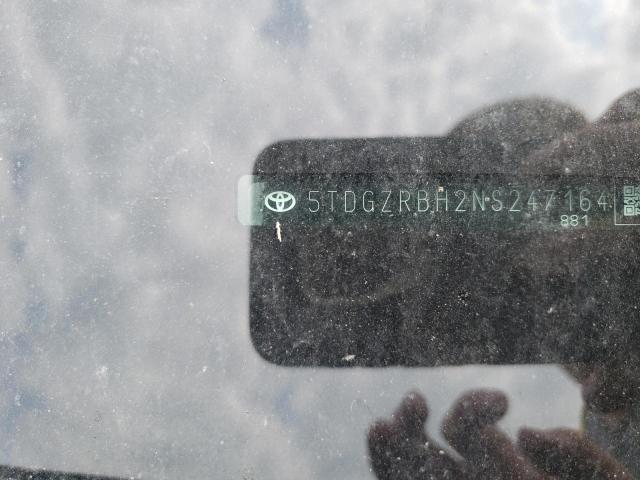 2022 TOYOTA HIGHLANDER - 5TDGZRBH2NS247164