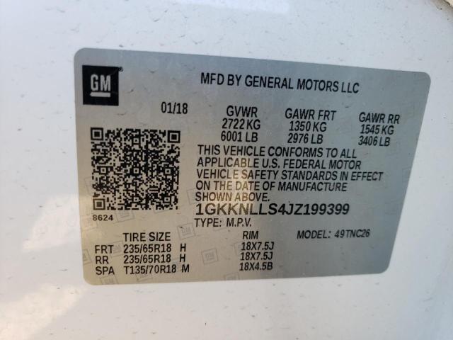 2018 GMC ACADIA SLE - 1GKKNLLS4JZ199399