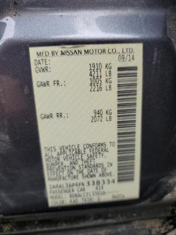 1N4AL3AP4FN338334 Nissan ALTIMA 2.5
