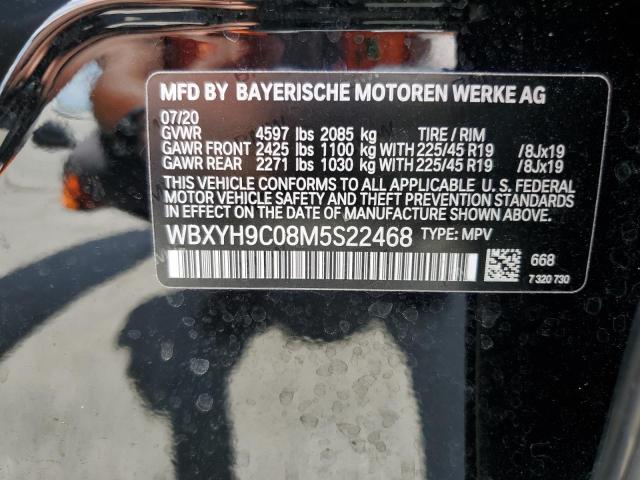 2021 BMW X2 SDRIVE2 WBXYH9C08M5S22468