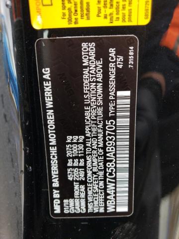 2018 BMW 440I WBA4W7C58JAB93705