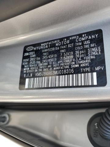 2021 HYUNDAI NEXO LIMIT - KM8J84A63MU018316