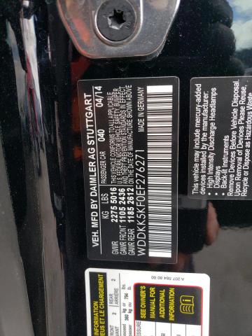 WDDKK5KF0EF276271 Mercedes-Benz E 350