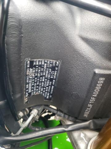 2015 KAWASAKI ZX636 F JKBZXJF15FA006698