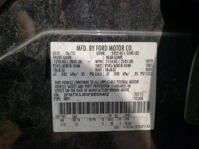 2FMTK3J83FBB55402 Ford EDGE SEL