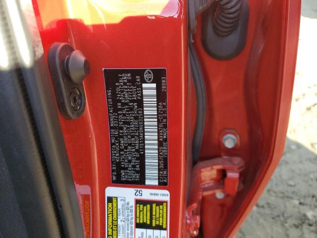 2022 TOYOTA CAMRY NIGH - 4T1S11AK0NU032583
