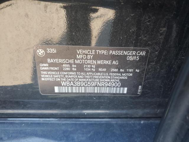 2015 BMW 335 XI - WBA3B9G59FNR94900