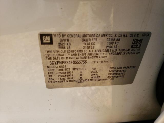 3GYFNFE34FS555756 Cadillac Srx Performance Collection