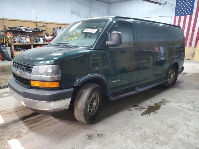 Salvage cars for sale from Copart Kincheloe, MI: 2005 Chevrolet Express G2500