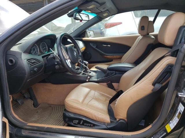 VIN: WBAEB53599CX58223 Auction: COPART Lot: 52223263 Location: CA - HAYWARD WBAEB53599CX58223 BMW 6 SERIES 2009 BLACK Photo 7