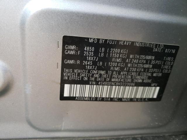 4S4BSENC8H3223086 Subaru Outback 3.6r Limited