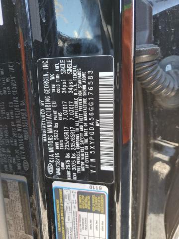 5XYPGDA56GG176583 KIA SORENTO LX