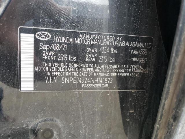 2022 HYUNDAI SONATA SEL - 5NPEJ4J24NH141822