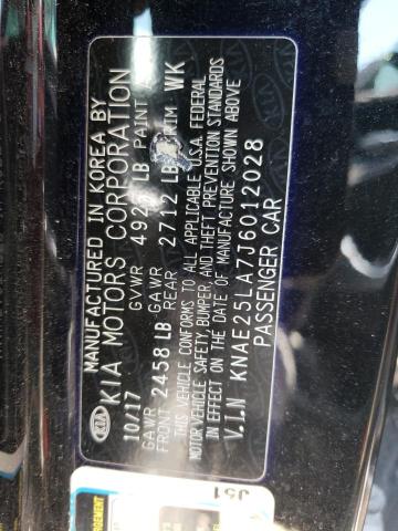KNAE25LA7J6012028 KIA Stinger Premium