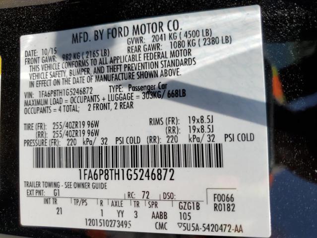 1FA6P8TH1G5246872 Ford MUSTANG