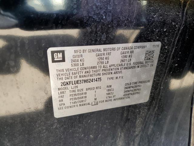 2GKFLUE37H6241475 GMC Terrain Slt