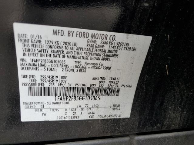 1FAHP2F85GG105065 Ford Taurus Limited