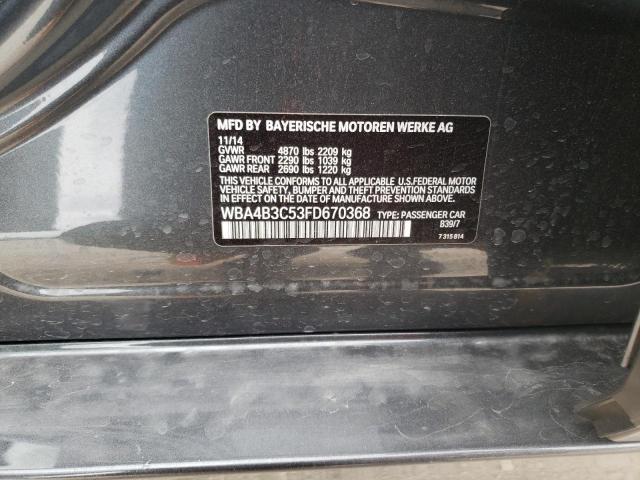 2015 BMW 435 XI GRA - WBA4B3C53FD670368