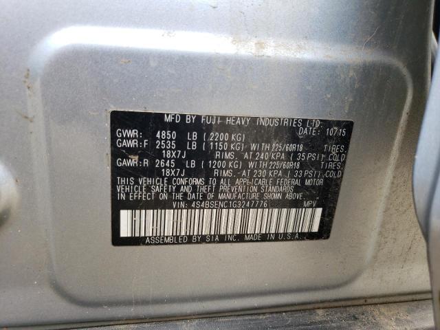 4S4BSENC1G3247776 Subaru Outback 3.6r Limited