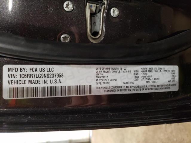 2022 RAM 1500 CLASS - 1C6RR7LG9NS237958