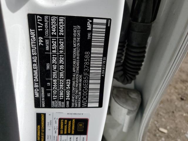 WDC0G6EB5JF378588 Mercedes-Benz Glc 43 4matic Amg