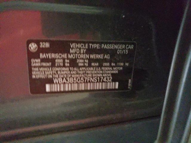 WBA3B5G57FNS17432 BMW 328 Xi Sulev
