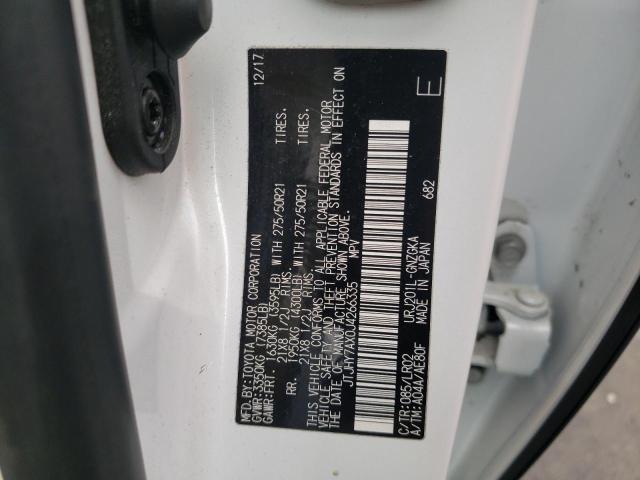 2018 LEXUS LX 570 JTJHY7AX0J4266335