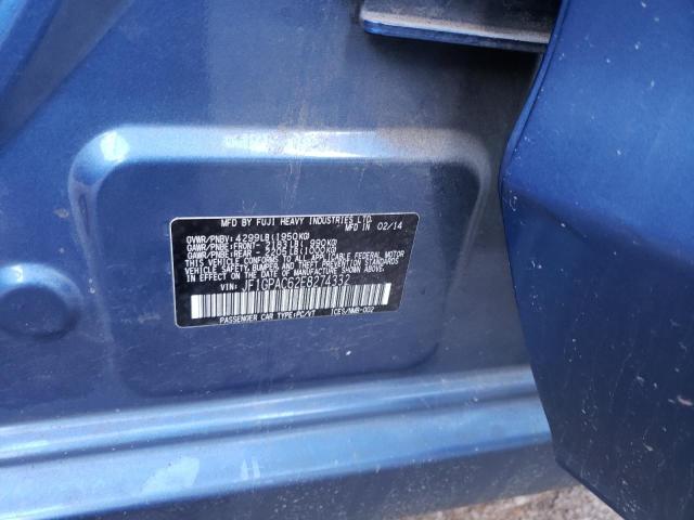 JF1GPAC62E8274332 Subaru Impreza Premium