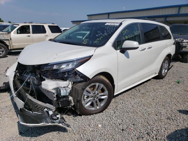 Salvage cars for sale at Earlington, KY auction: 2023 Toyota Sienna XLE
