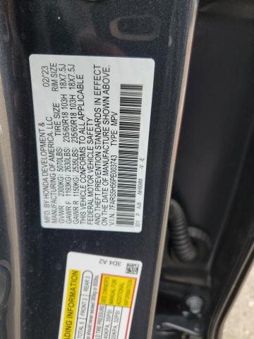 2023 HONDA CR-V SPORT - 7FARS5H56PE003743