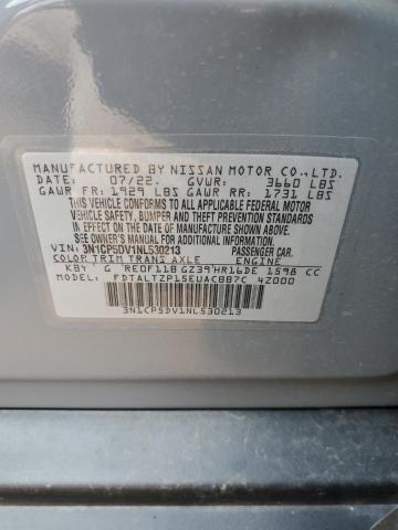 3N1CP5DV1NL530213 Nissan KICKS SR