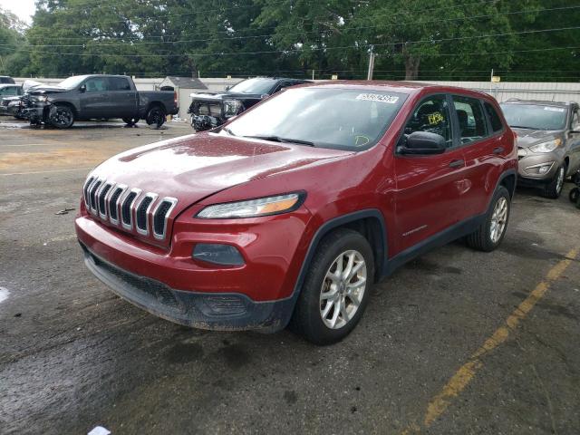 Jeep salvage cars for sale: 2014 Jeep Cherokee Sport