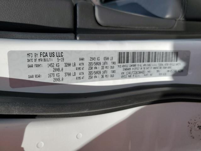 1C4RJFCG3KC804651 Jeep Grand Cherokee Overland