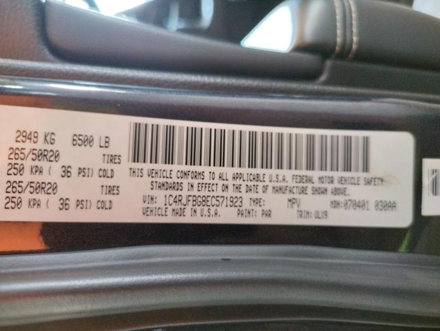 1C4RJFBG8EC571923 Jeep Grand Cherokee Limited