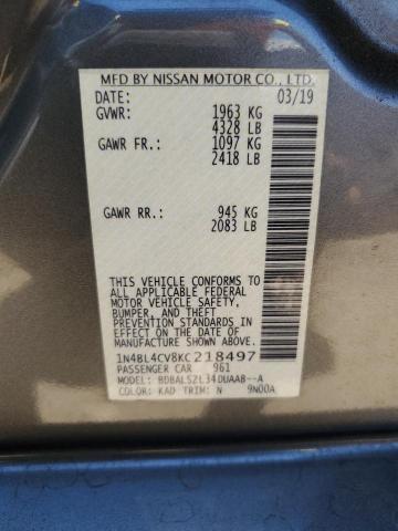 1N4BL4CV8KC218497 Nissan ALTIMA SR