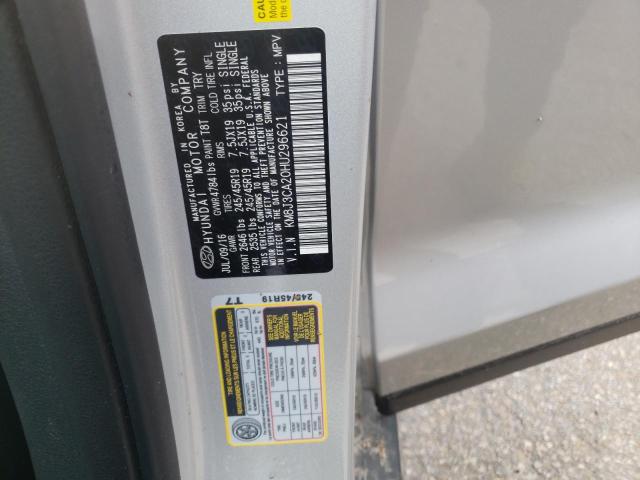 KM8J3CA20HU296621 Hyundai Tucson Limited