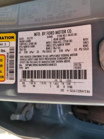 3FMCR9C60NRD38833 Ford Bronco Sport Outer Banks