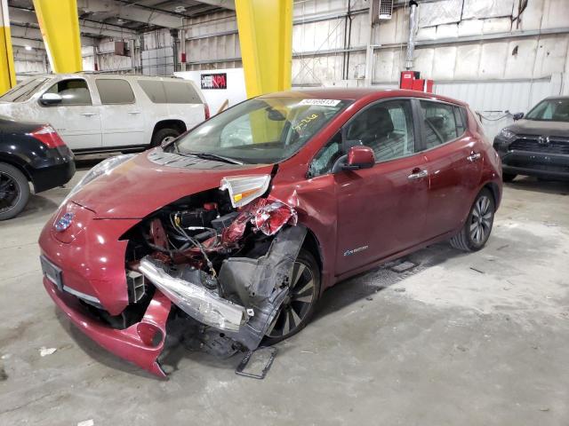 wrecked nissan leaf for sale