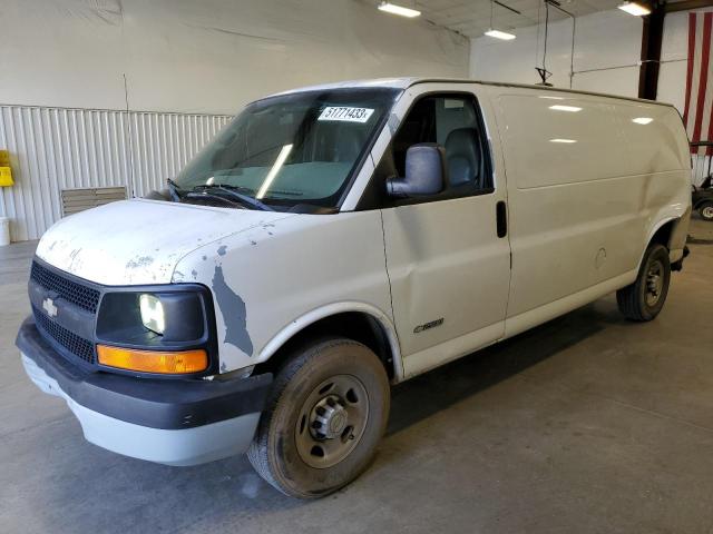Salvage cars for sale from Copart Concord, NC: 2004 Chevrolet Express G2500