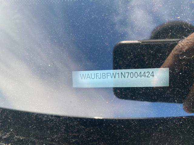 2022 AUDI E-TRON GT - WAUFJBFW1N7004424