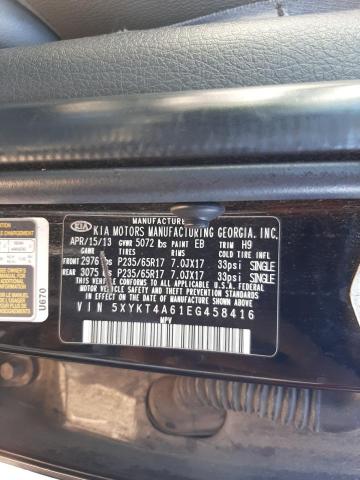 5XYKT4A61EG458416 KIA SORENTO LX