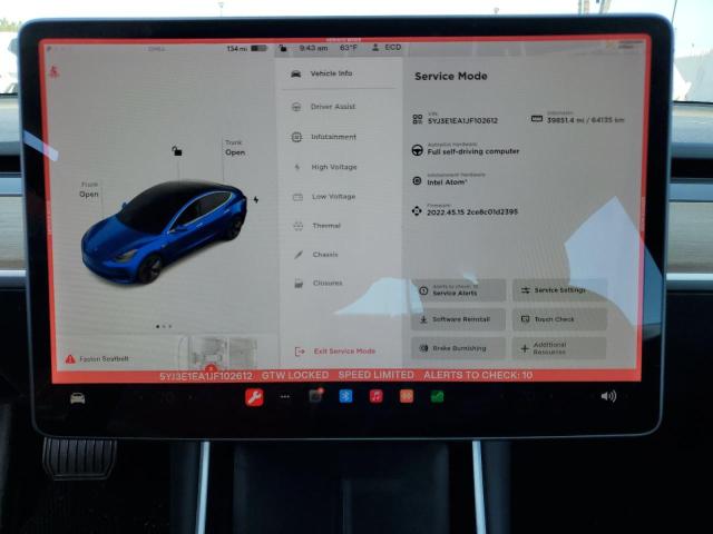 5YJ3E1EA1JF102612 Tesla MODEL 3