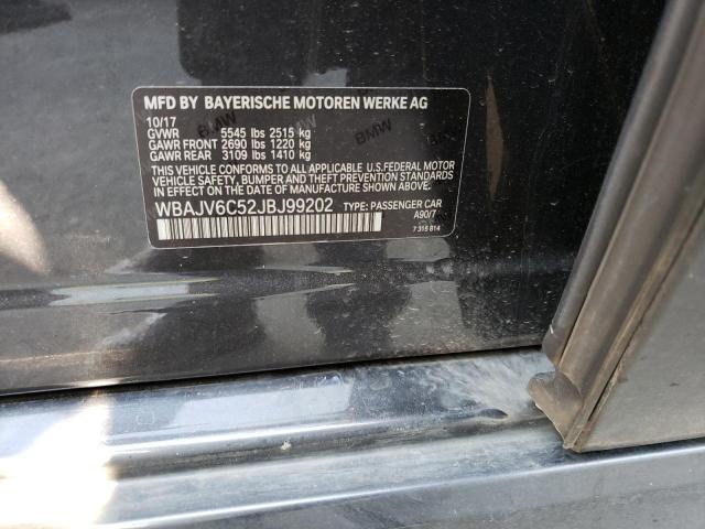 2018 BMW 640 XIGT - WBAJV6C52JBJ99202